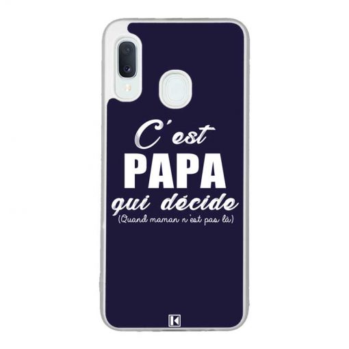 Coque Galaxy A20e – C'est Papa qui décide