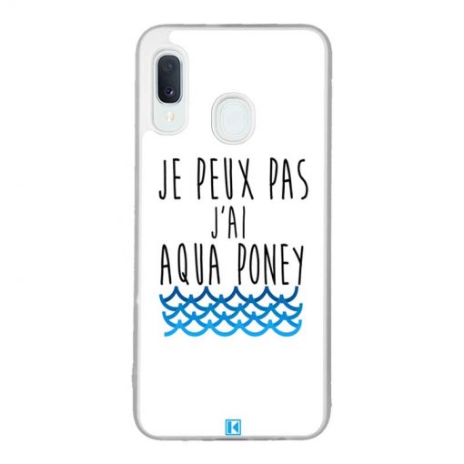 Coque Galaxy A20e – Je peux pas j'ai aqua poney