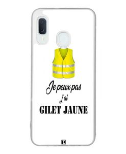 Coque Galaxy A20e – Je peux pas j'ai Gilet jaune