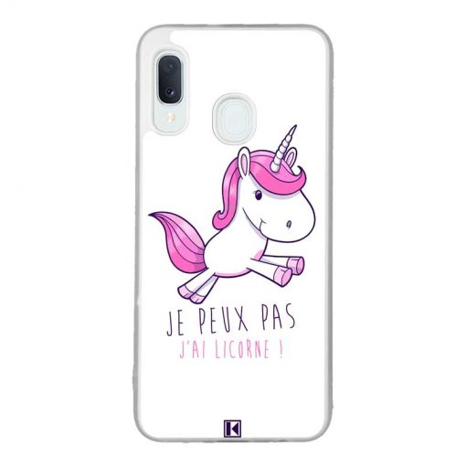 Coque Galaxy A20e – Je peux pas j'ai Licorne