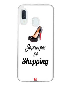 Coque Galaxy A20e – Je peux pas j'ai Shopping