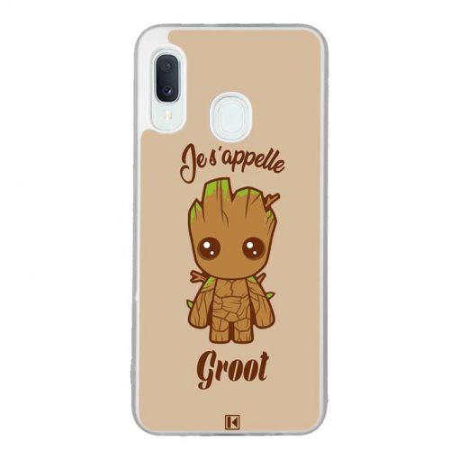 Coque Galaxy A20e – Je s'appelle Groot