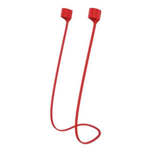 theklips-cordon-silicone-magnetique-pour-airpods-rouge