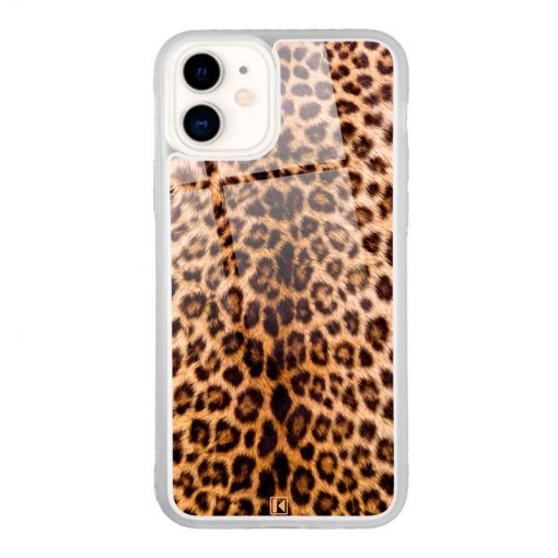 theklips-coque-iphone-11-leopard-leather-en-verre-trempe