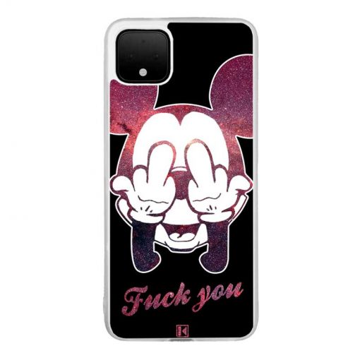 Coque Google Pixel 4 XL – Mickey Fuck You