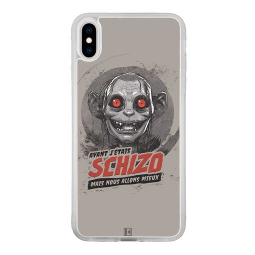 Coque iPhone Xs Max – Gollum Schizo