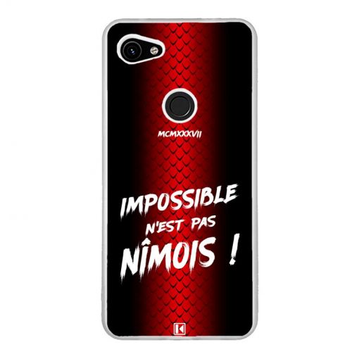 Coque Google Pixel 3A XL – Impossible n'est pas Nîmois