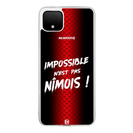 Coque Google Pixel 4 XL – Impossible n'est pas Nîmois