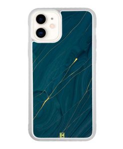 Coque iPhone 11 – Dark blue marble