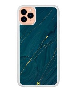 Coque iPhone 11 Pro – Dark blue marble