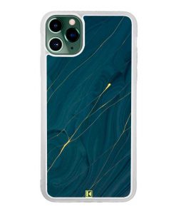 Coque iPhone 11 Pro Max – Dark blue marble