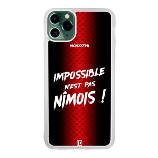Coque iPhone 11 Pro Max – Impossible n'est pas Nîmois
