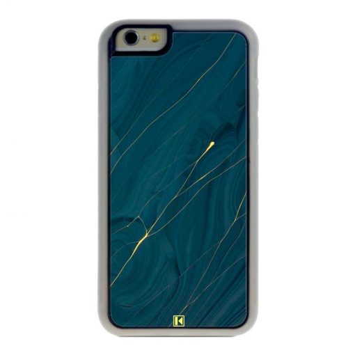 Coque iPhone 6 / 6s – Dark blue marble