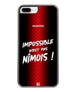 Coque iPhone 7 Plus / 8 Plus – Impossible n'est pas Nîmois