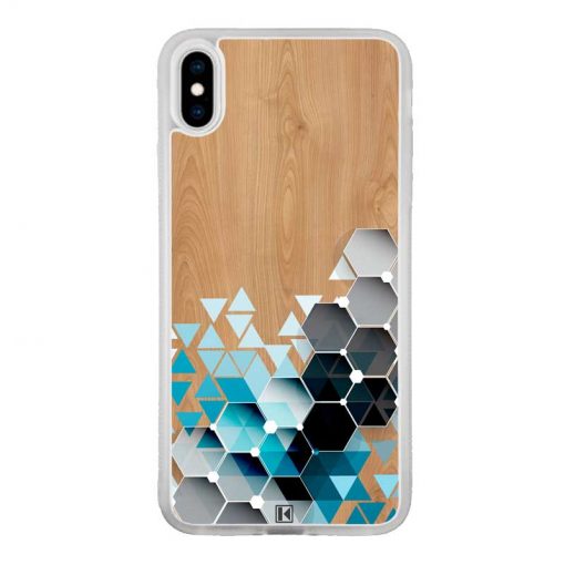 theklips-coque-iphone-x-xs-max-blue-triangles-on-wood