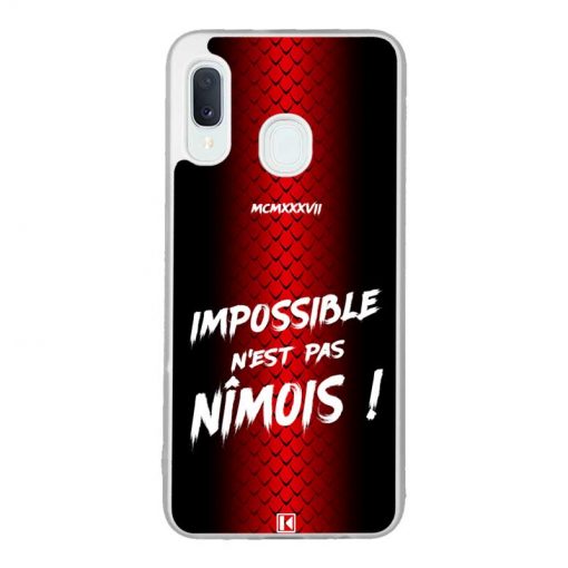 Coque Galaxy A20e – Impossible n'est pas Nîmois