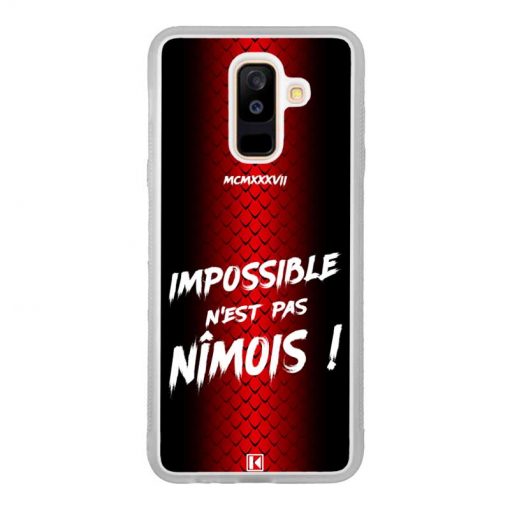 Coque Galaxy A6 Plus – Impossible n'est pas Nîmois