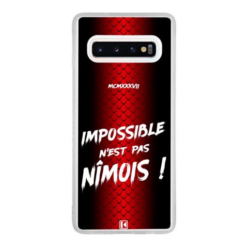 Coque Galaxy S10 – Impossible n'est pas Nîmois