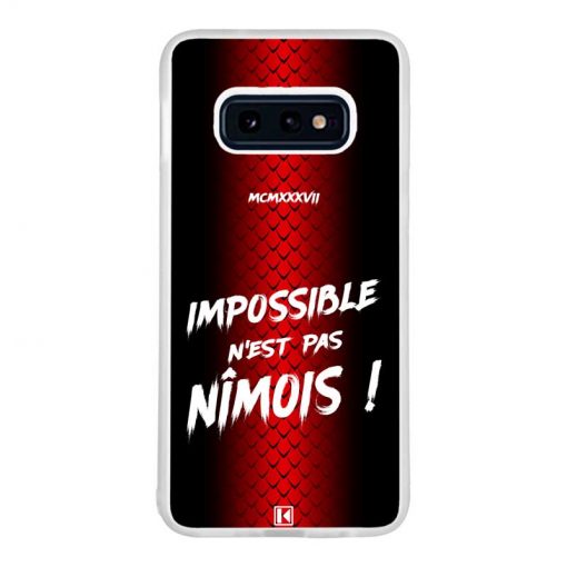 Coque Galaxy S10e – Impossible n'est pas Nîmois