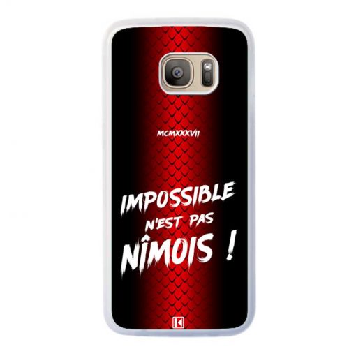 Coque Galaxy S7 Edge – Impossible n'est pas Nîmois