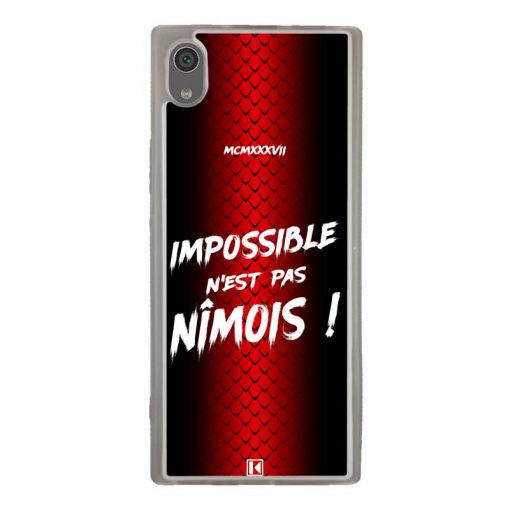 Coque Xperia XA1 – Impossible n'est pas Nîmois