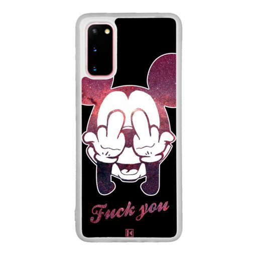 Coque Galaxy S20  – Mickey Fuck You