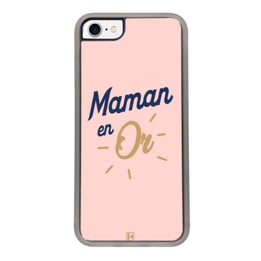 Coque iPhone SE (2020) – Maman en Or