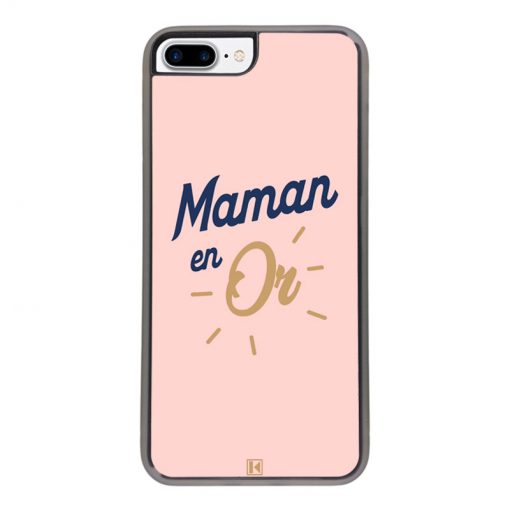 Coque iPhone 7 Plus / 8 Plus – Maman en Or