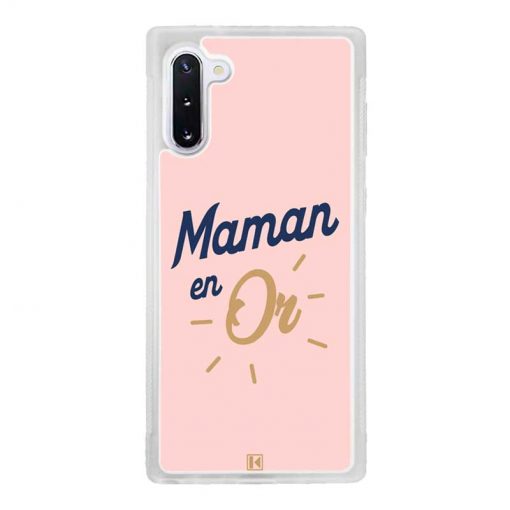 Coque Galaxy Note 10 – Maman en Or
