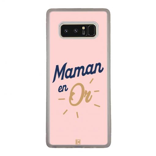 Coque Galaxy Note 8 – Maman en Or