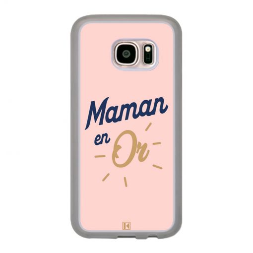 Coque Galaxy S7 – Maman en Or