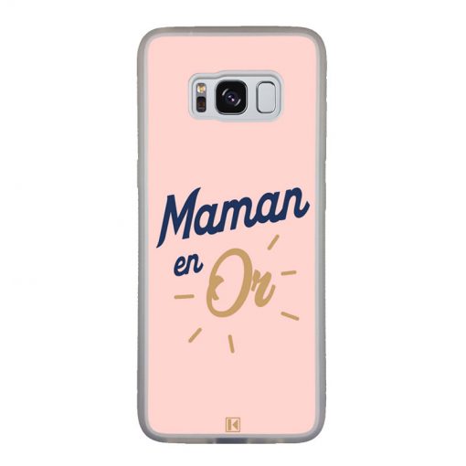 Coque Galaxy S8 – Maman en Or