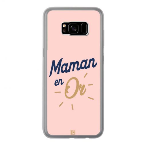 Coque Galaxy S8 Plus – Maman en Or