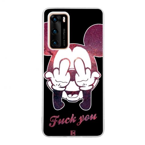 Coque Huawei P40  – Mickey Fuck You