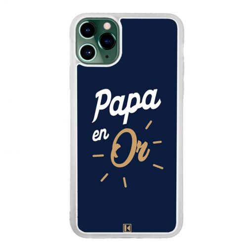 Coque iPhone 11 Pro Max – Papa en Or