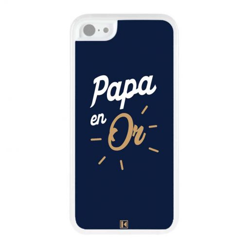 Coque iPhone 5c – Papa en Or