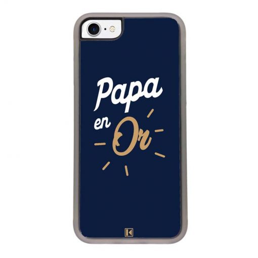 Coque iPhone SE (2020) – Papa en Or