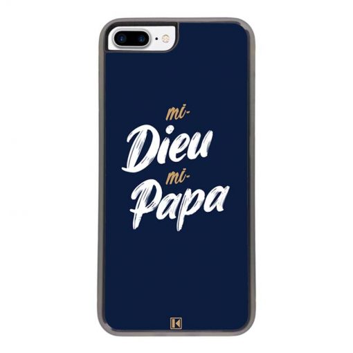 Coque iPhone 7 Plus / 8 Plus – Mi Dieu Mi Papa