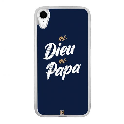 Coque iPhone Xr – Mi Dieu Mi Papa