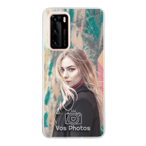 theklips-coque-personnalisee-pour-huawei-p40-contour-souple-transparent