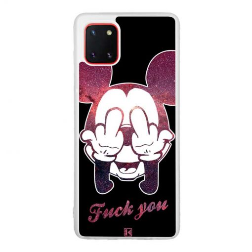 Coque Galaxy Note 10 Lite / A81 – Mickey Fuck You