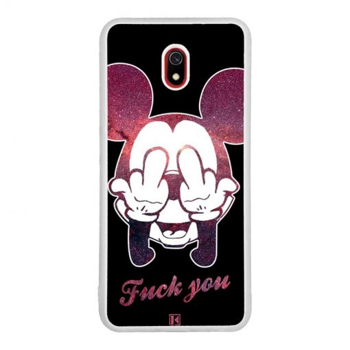 Coque Xiaomi Redmi 8A – Mickey Fuck You