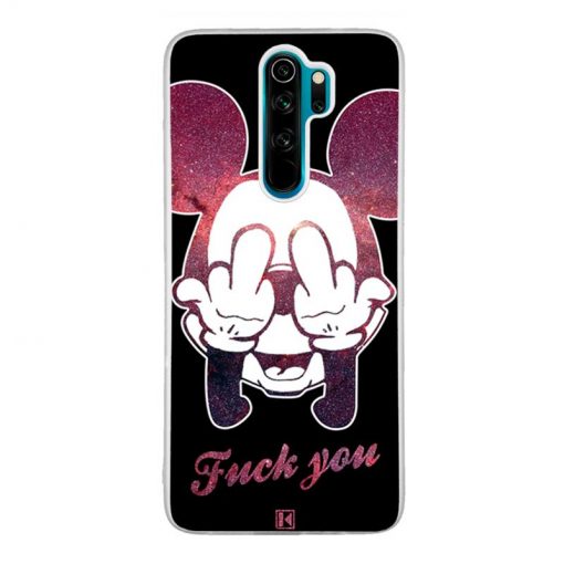 Coque Xiaomi Redmi Note 8 Pro – Mickey Fuck You