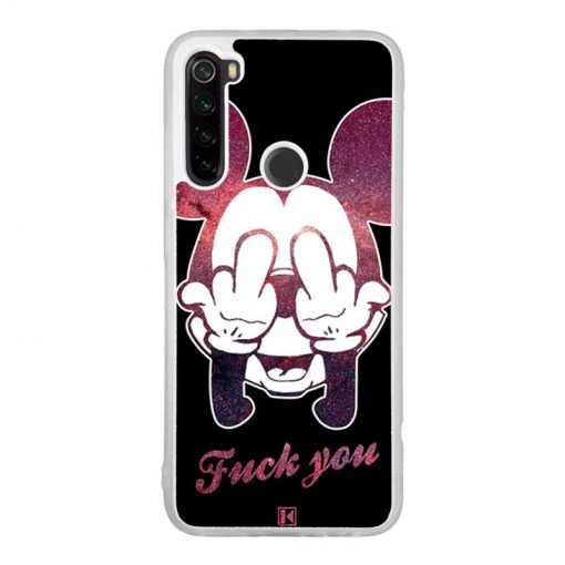 Coque Xiaomi Redmi Note 8 / Redmi Note 8T – Mickey Fuck You