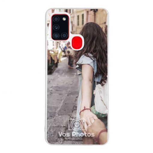 theklips-coque-pour-samsung-galaxy-a21s-personnalisee-contour-souple-transparent