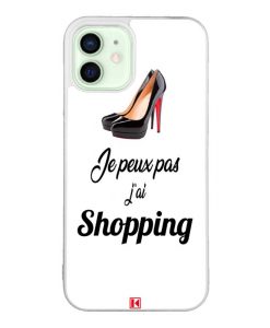 Coque iPhone 12 / 12 Pro – Je peux pas j'ai Shopping