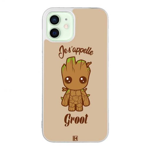 Coque iPhone 12 / 12 Pro – Je s'appelle Groot