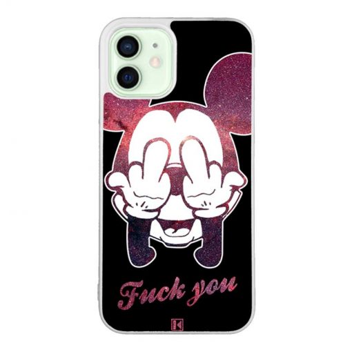 Coque iPhone 12 / 12 Pro – Mickey Fuck You