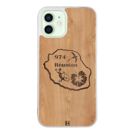 Coque iPhone 12 / 12 Pro – Réunion 974