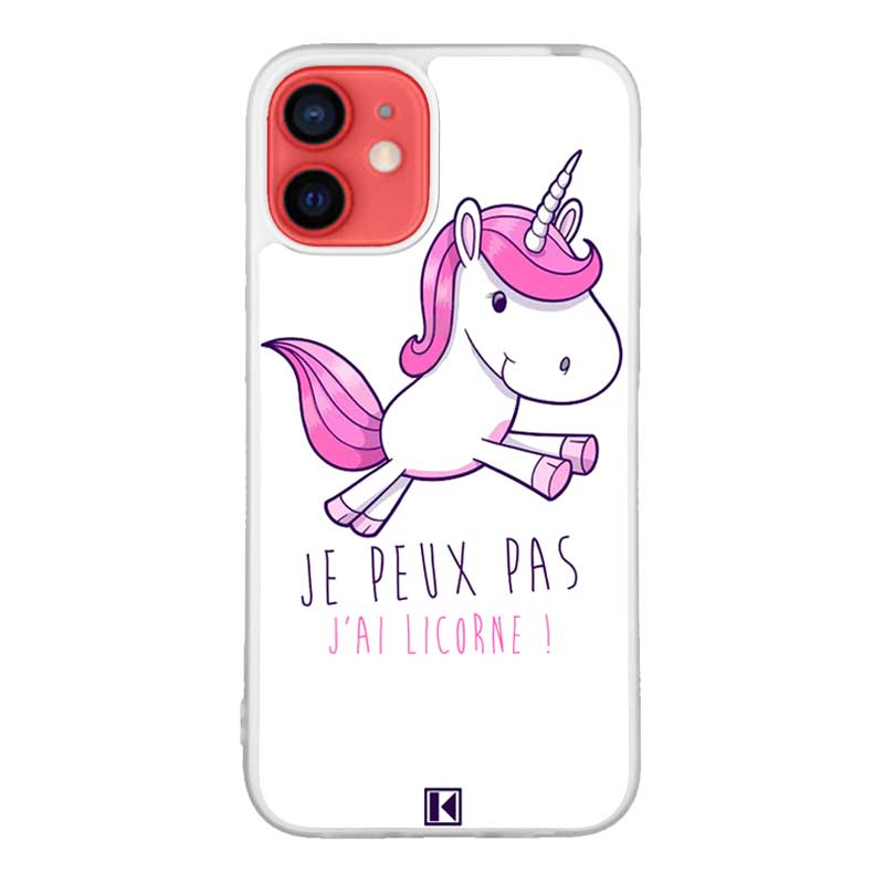 دباب للبيع Coque iPhone 12 Mini – Je peux pas j'ai Licorne